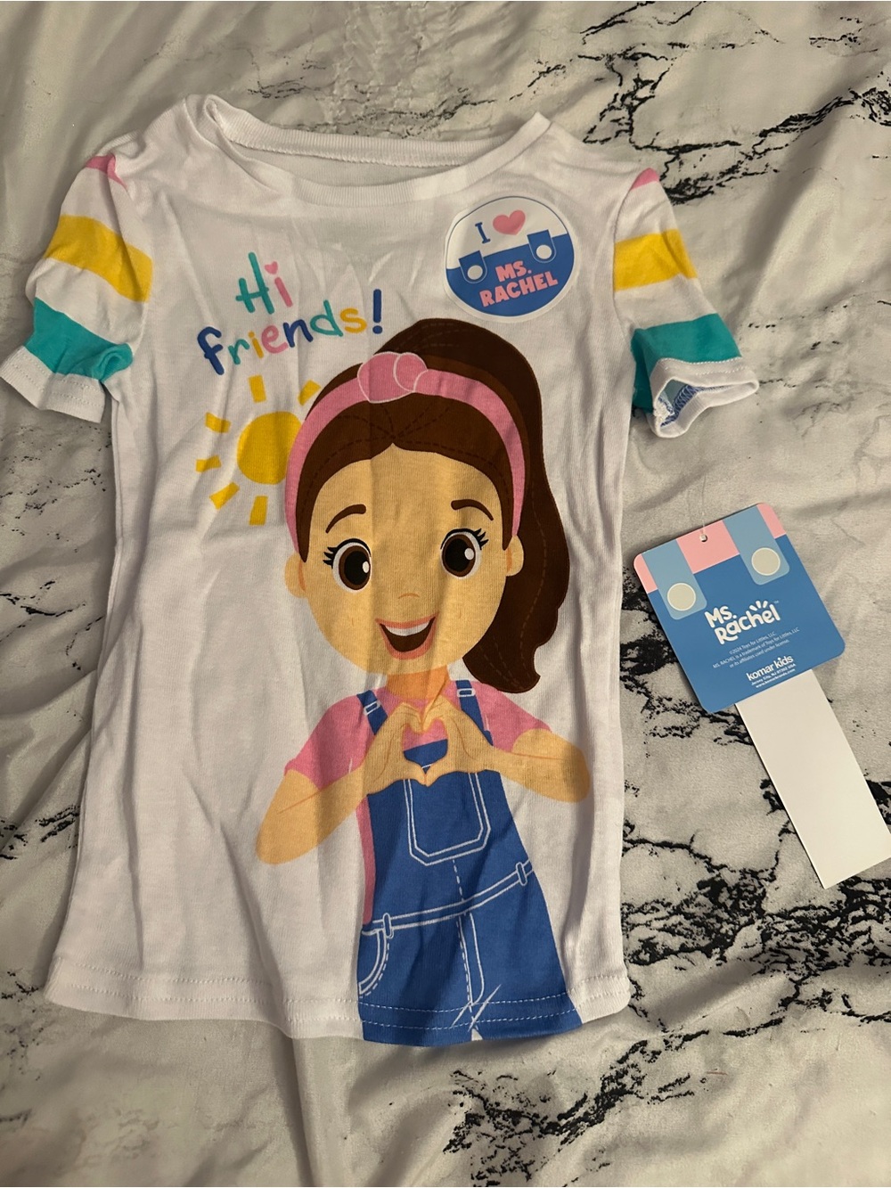 Ms Rachel size 5 t pajama shirt nwt